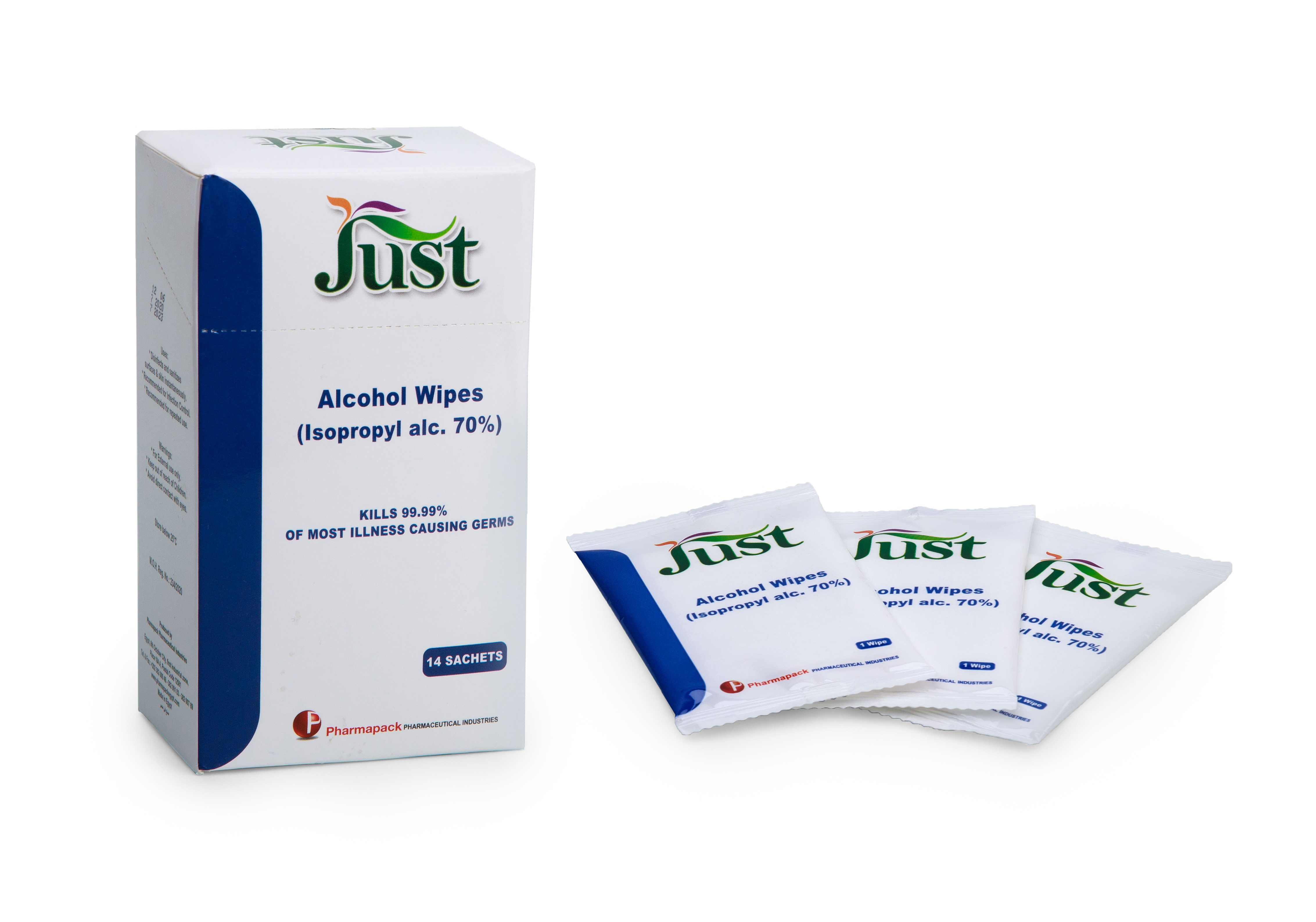 Alcohol Wipes Pharmapack 1