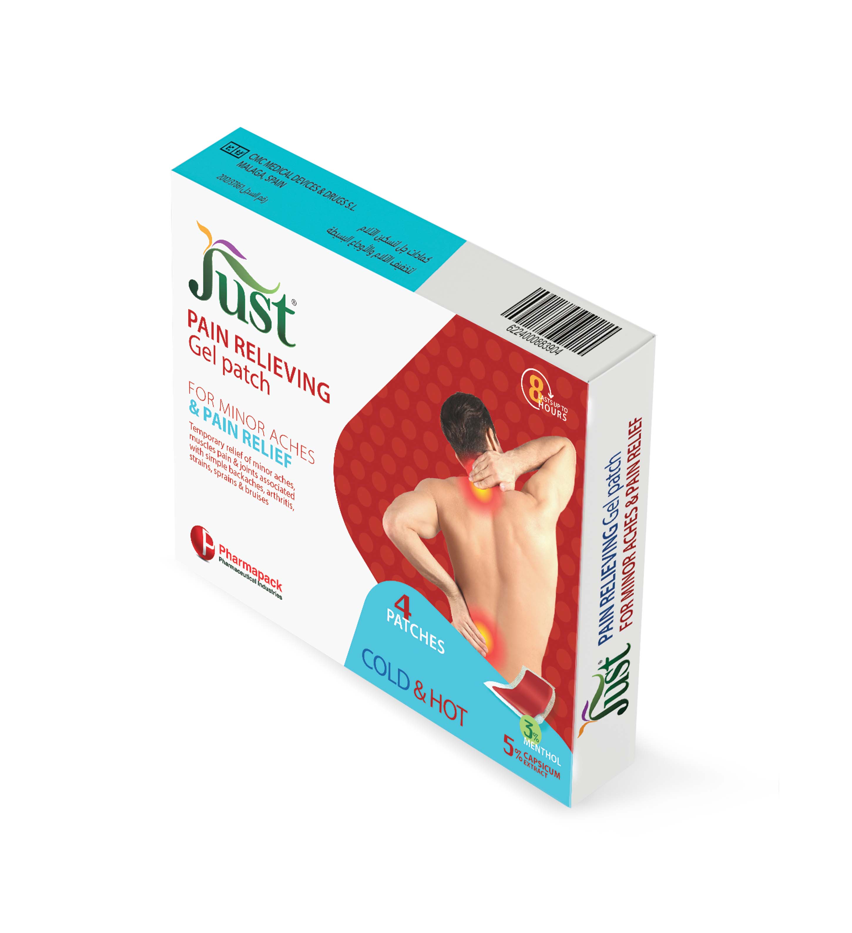 Hot & Cold Pain-Relieving Patches Pharmapack 1