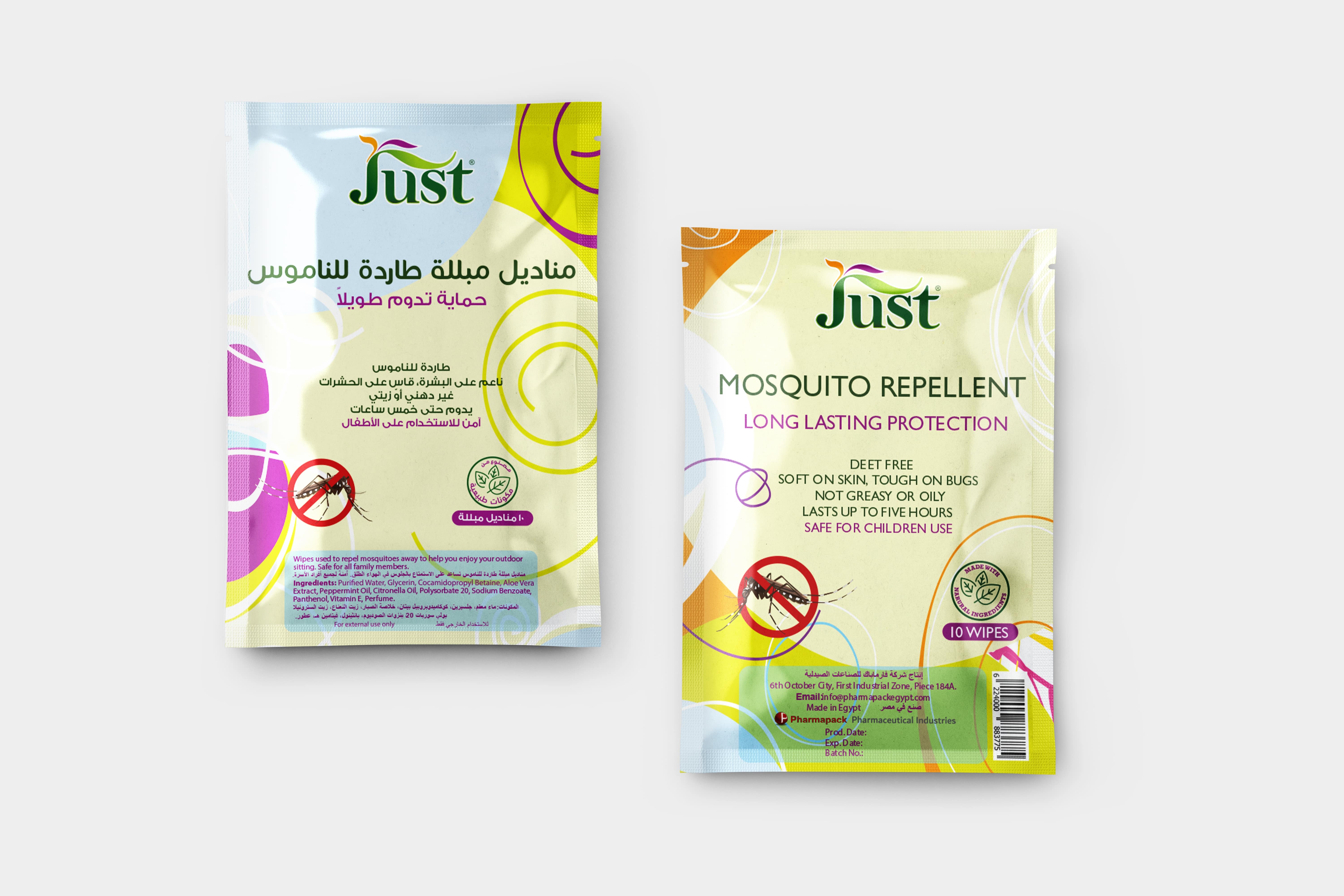 Mosquito Repellent Wipes Pharmapack 1