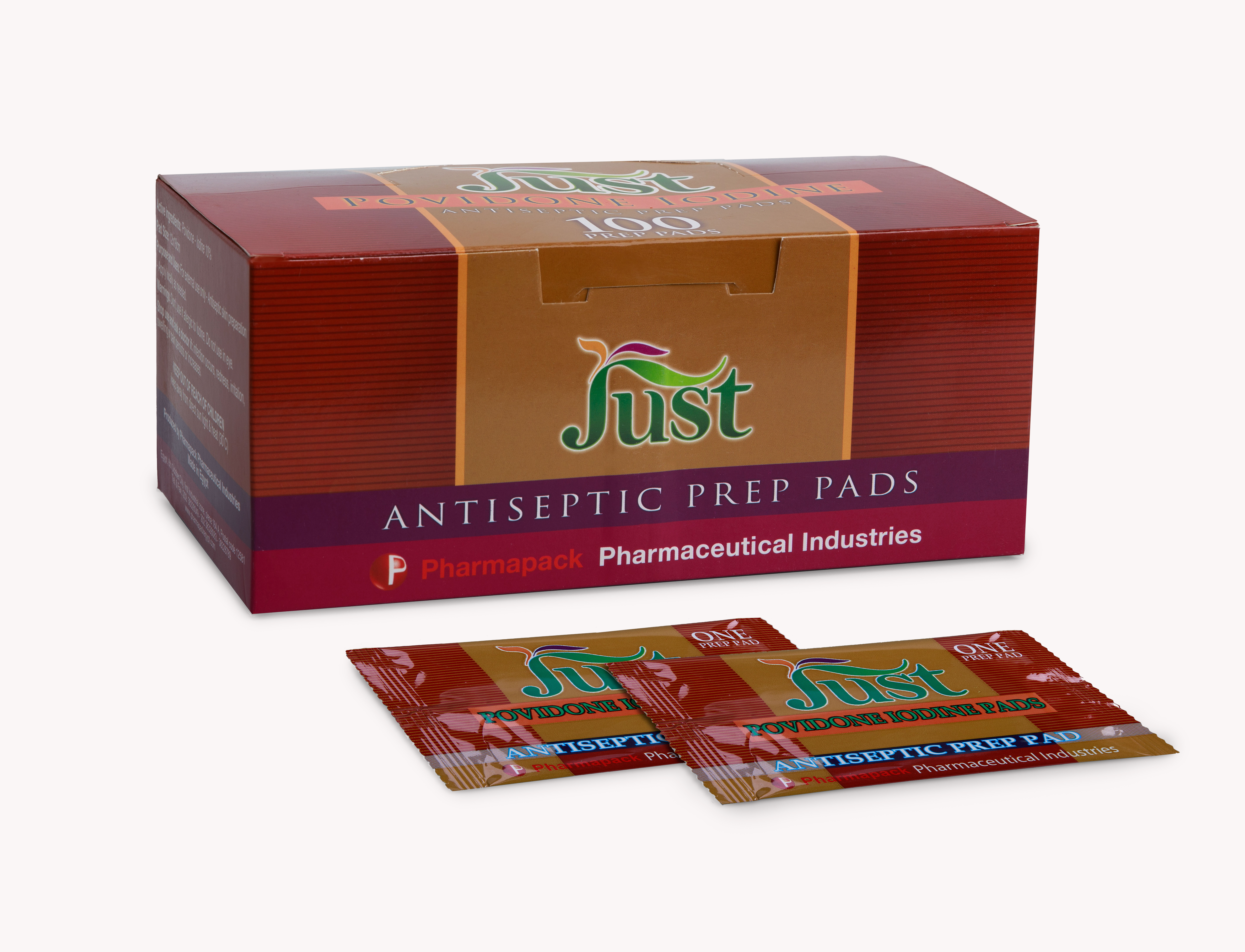 Povidone Iodine Wipes Pharmapack 1